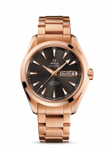 Omega Seamaster Aqua Terra 150m Co-Axial 43 Annual Calendar Red Gold / Grey / Bracelet 231.50.43.22.06.001 (23150432206001)